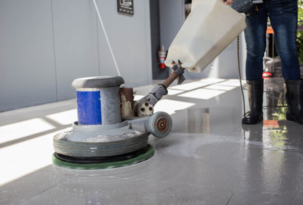 Tile Floor Cleaning